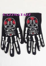Day of the Dead Short Gloves
